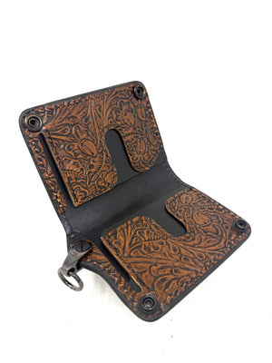 Anvil 5G Mini Long Chain Wallet - Western Floral