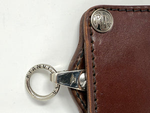 ANVIL Bifold Leather Chain Wallet - Brown 5G - Anvil Customs