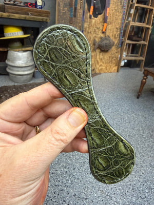 Anvil Cash Clamp Wallet: Army Green Gator