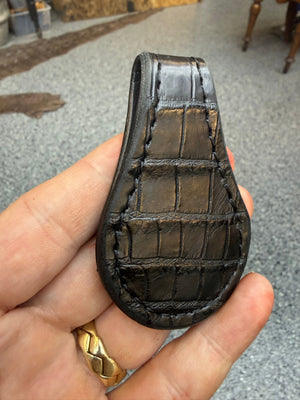 Anvil Cash Clamp Wallet: Black Alligator