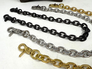 RTAnvil - ‘Filed’ Oval Link Wallet Chain - Anvil Customs