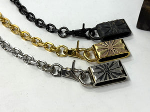RTAnvil - ‘Filed’ Oval Link Wallet Chain - Anvil Customs