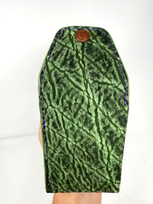 Sarasota Wallet - Antiqued Green Elephant - Anvil Customs