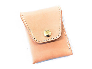 Sarasota Pocket Wallet - Natural Cowhide - Anvil Customs