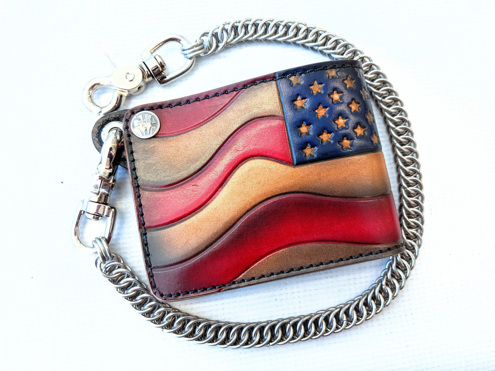Hand Stained Wallets
