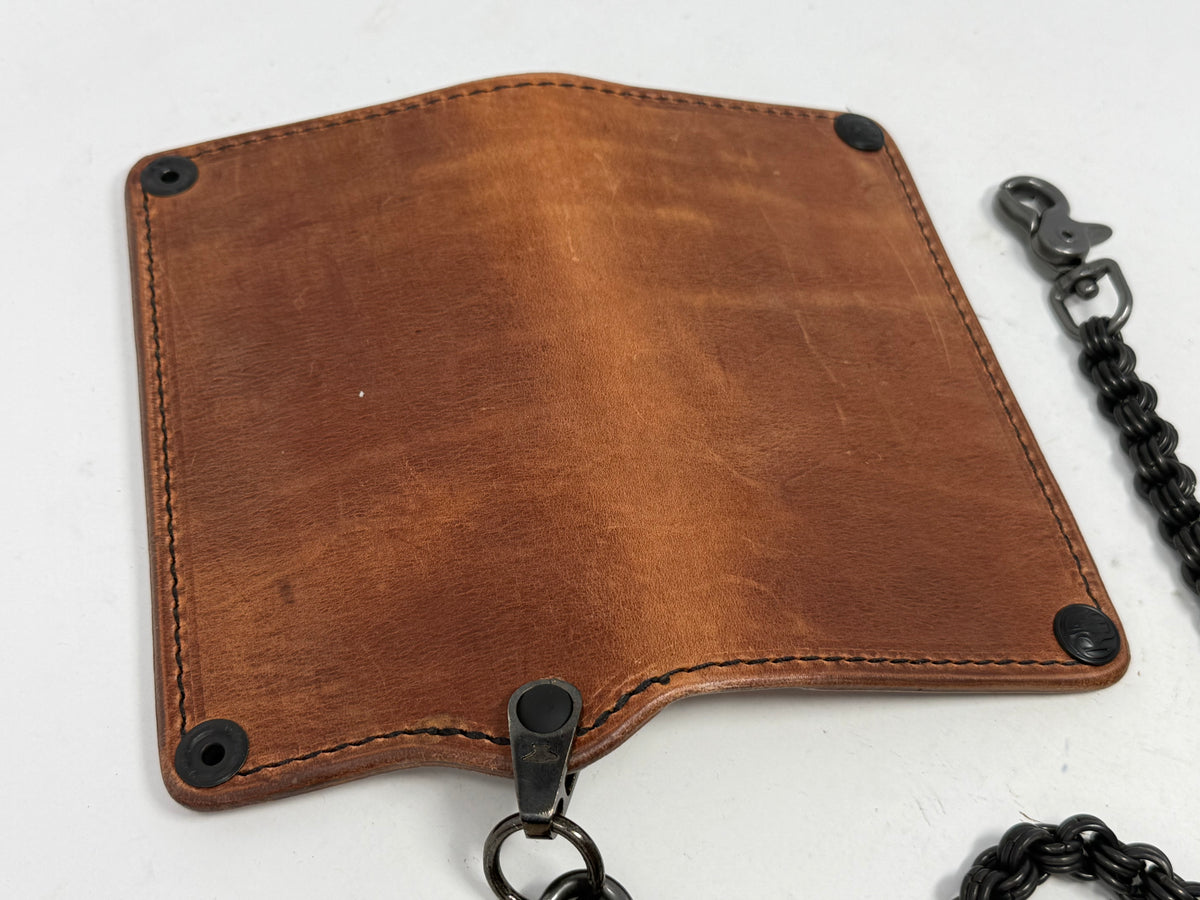 Anvil 5G Long Biker Wallet - Hermann Oak Harness
