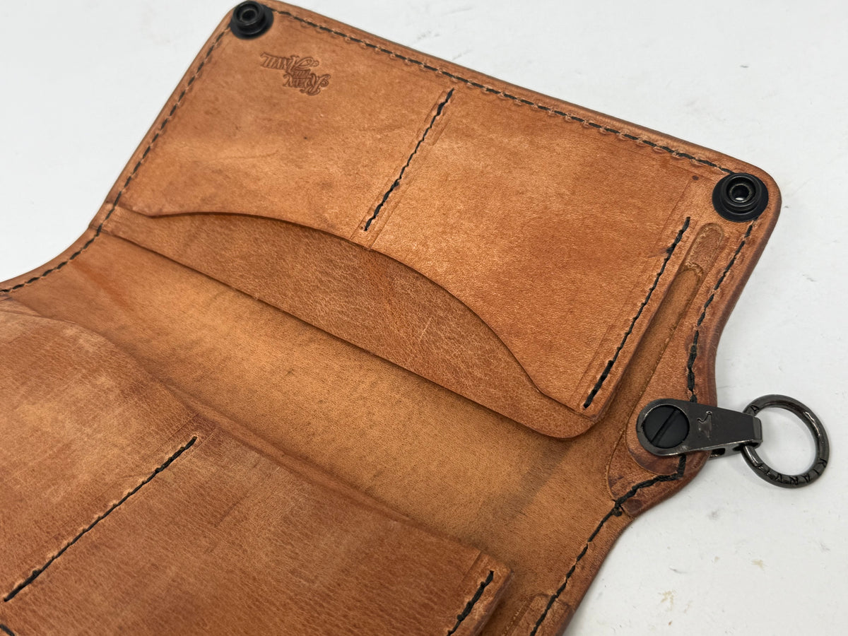 Anvil 5G Long Biker Wallet - Hermann Oak Harness