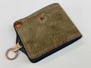 5G Bifold Leather Chain Wallet - Tan Hippo - Anvil Customs