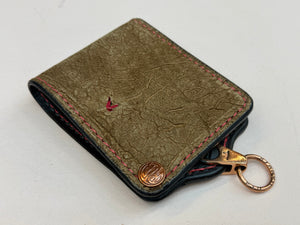5G Bifold Leather Chain Wallet - Tan Hippo - Anvil Customs