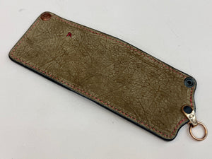 5G Bifold Leather Chain Wallet - Tan Hippo - Anvil Customs