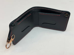 5G Bifold Leather Chain Wallet - Tan Hippo - Anvil Customs
