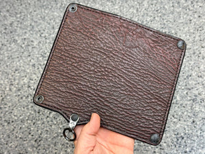 5G Long Biker Chain Wallet - Oxblood Shark - Anvil Customs