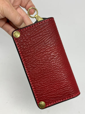5G Long Biker Chain Wallet - Red Shark - Anvil Customs