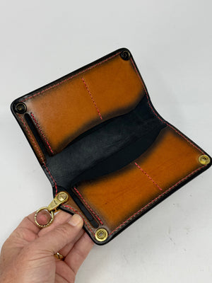 5G Long Biker Chain Wallet - Red Shark - Anvil Customs