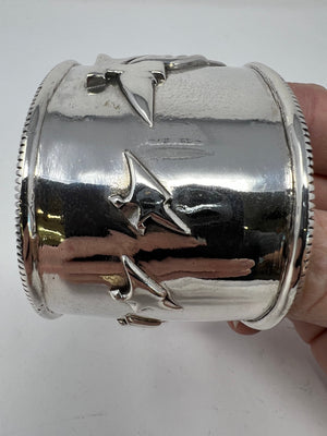 925 Silver ‘Flying Anvil’ Cuff/Bangle - Anvil Customs