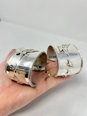 925 Silver ‘Flying Anvil’ Cuff/Bangle - Anvil Customs