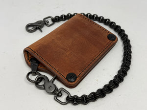 Anvil 5G Mini Long Chain Wallet - Hermann Oak Harness