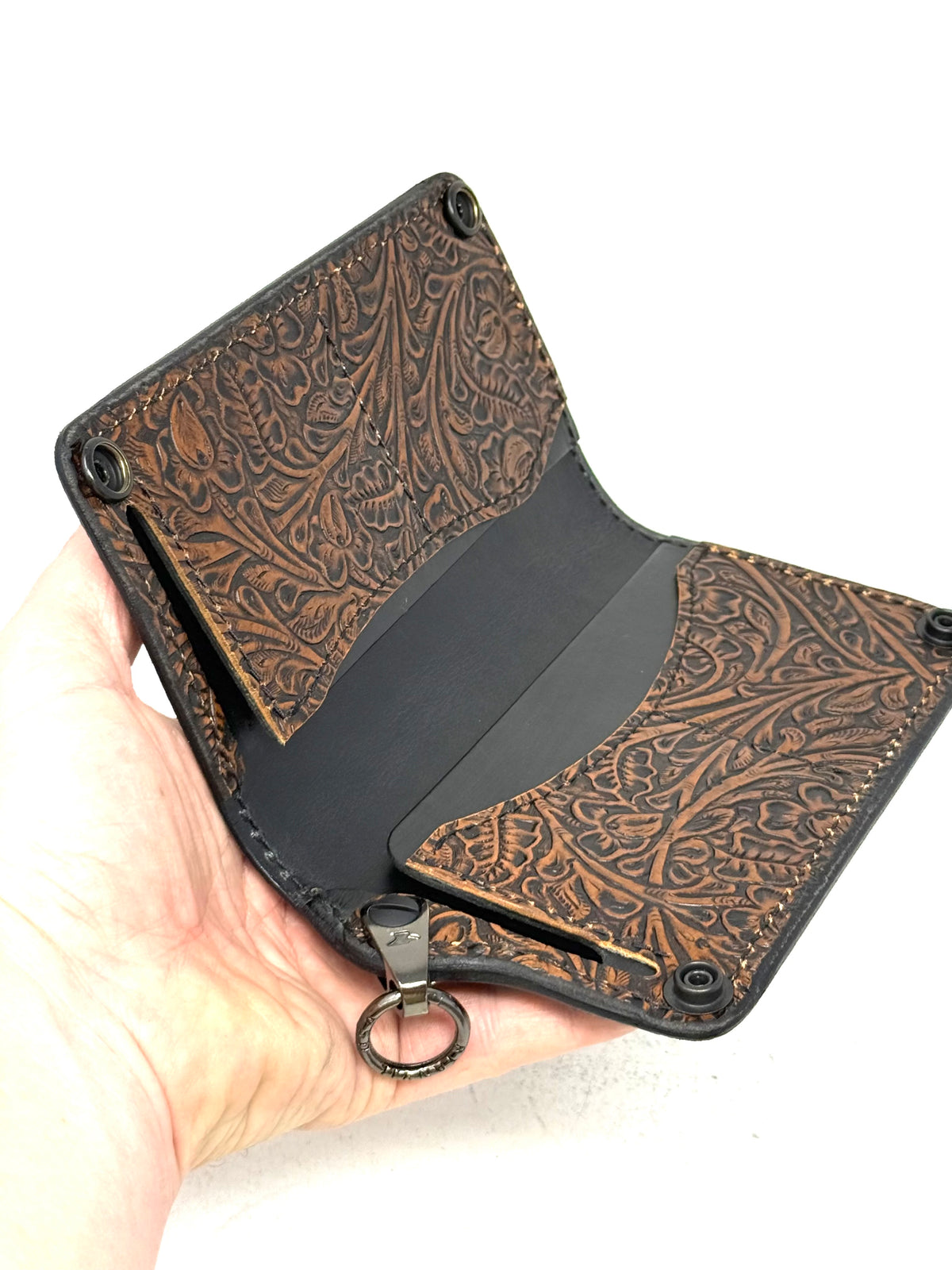 Anvil 5G Long Biker Wallet - ‘Western Floral’