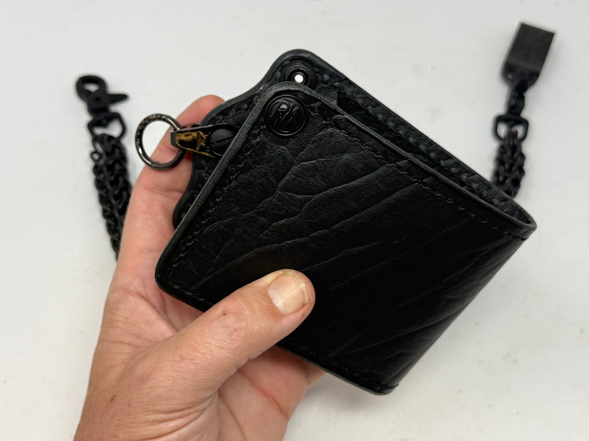 Anvil 5G Bifold Chain Wallet - ‘Harley Davidson Bag BLACK’