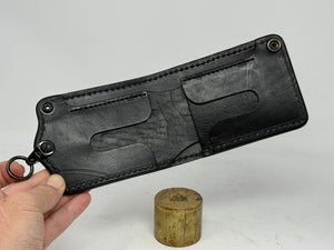 Anvil 5G Bifold Leather Chain Wallet - Gold Stingray - Anvil Customs