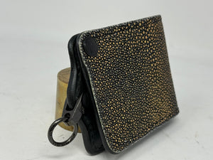 Anvil 5G Bifold Leather Chain Wallet - Gold Stingray - Anvil Customs