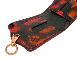 Anvil 5G Bifold Leather Chain Wallet - Tan Hippo - Anvil Customs