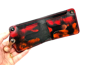 Anvil 5G Bifold Leather Chain Wallet - Tan Hippo - Anvil Customs
