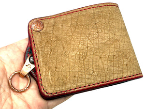 Anvil 5G Bifold Leather Chain Wallet - Tan Hippo - Anvil Customs