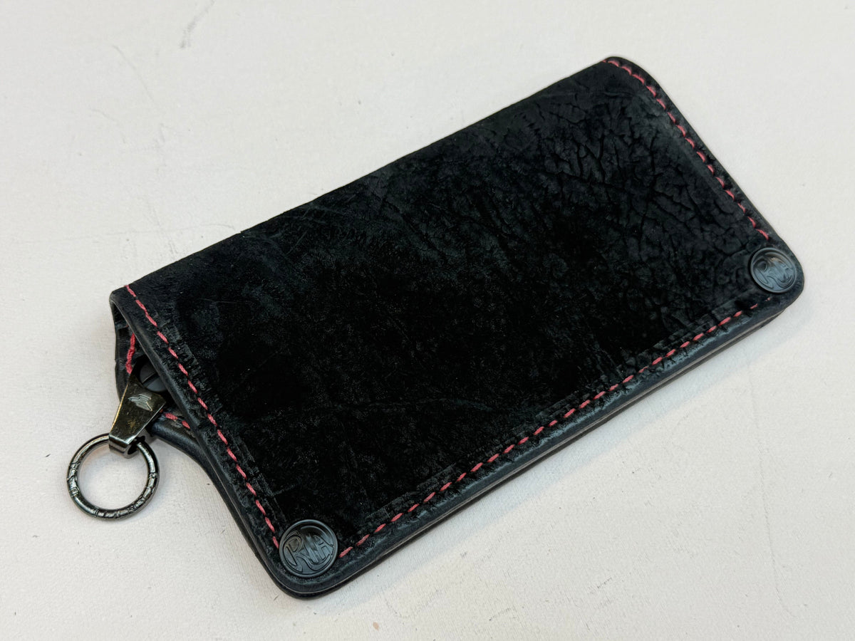 Anvil 5G Long Biker Wallet - Black Hippo