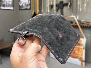 Anvil 5G Long Biker Wallet - Black Hippo