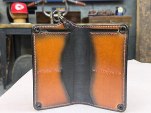 Anvil 5G Long Biker Wallet - Black Hippo