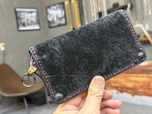 Anvil 5G Long Biker Wallet - Black Hippo