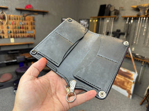 Anvil 5G Long Biker Wallet - Chocolate Hippo