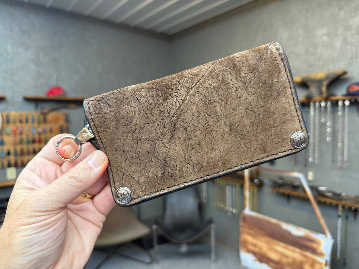Anvil 5G Long Biker Wallet - Chocolate Hippo