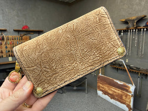 Anvil 5G Long Biker Wallet - Tan Hippo