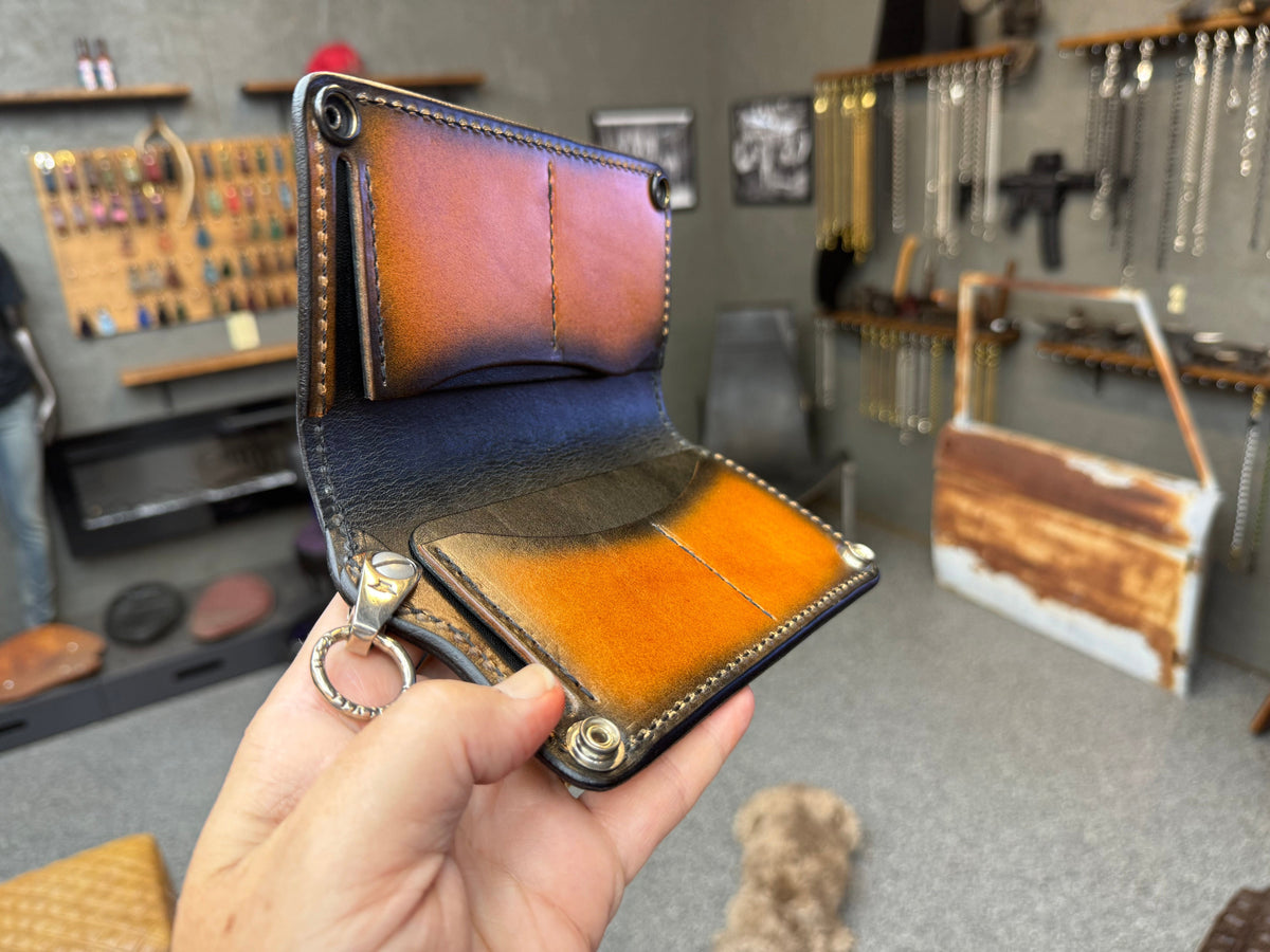 Anvil 5G Long Biker Wallet - Tan Hippo