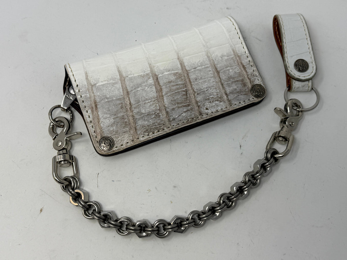 Anvil 5G Long Wallet - Himalayan Croc &amp; Chain &amp; Loop - Anvil Customs