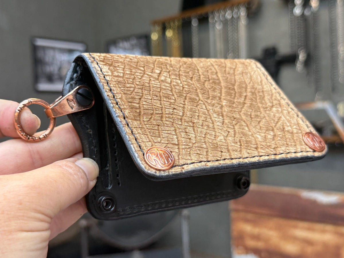 Anvil 5G Mini Long Chain Wallet - Tan Hippo