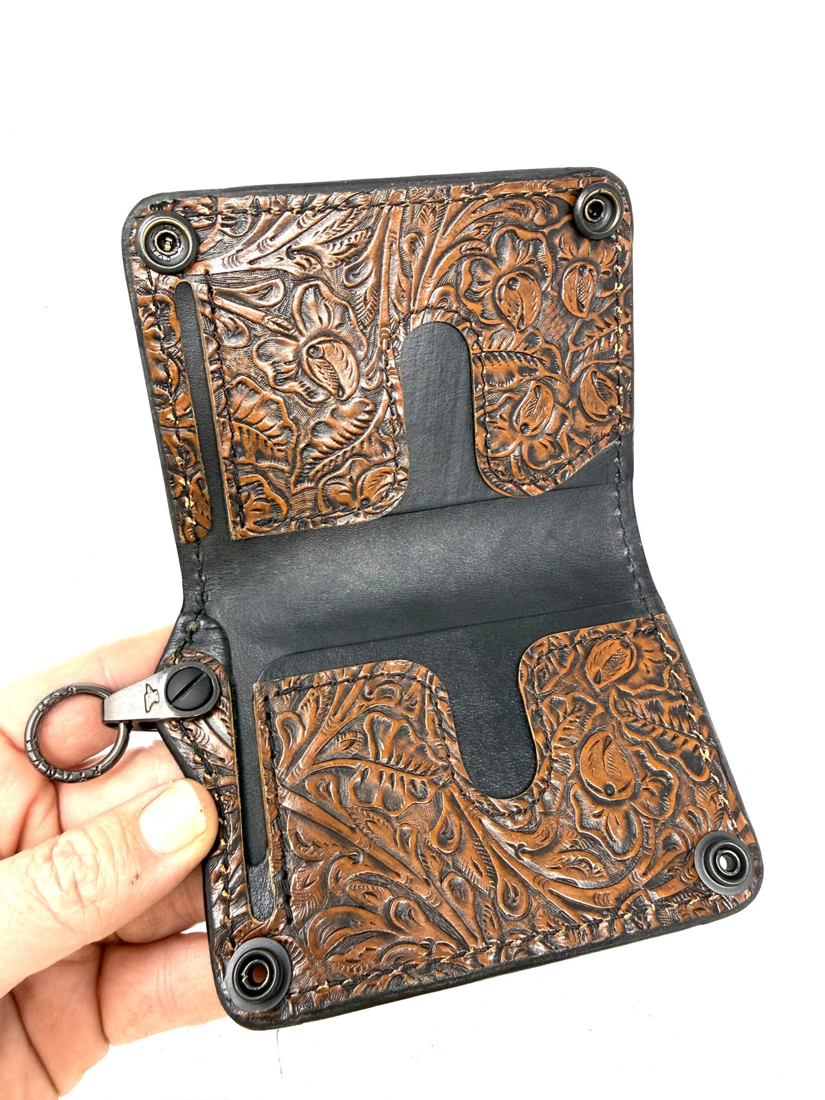 Anvil 5G Mini Long Chain Wallet - Western Floral