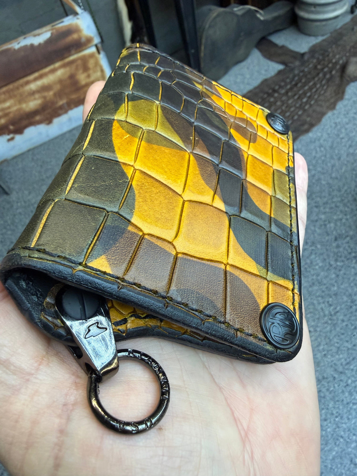 Anvil 5G Mini Long Wallet -  Camo Cowigator - Anvil Customs
