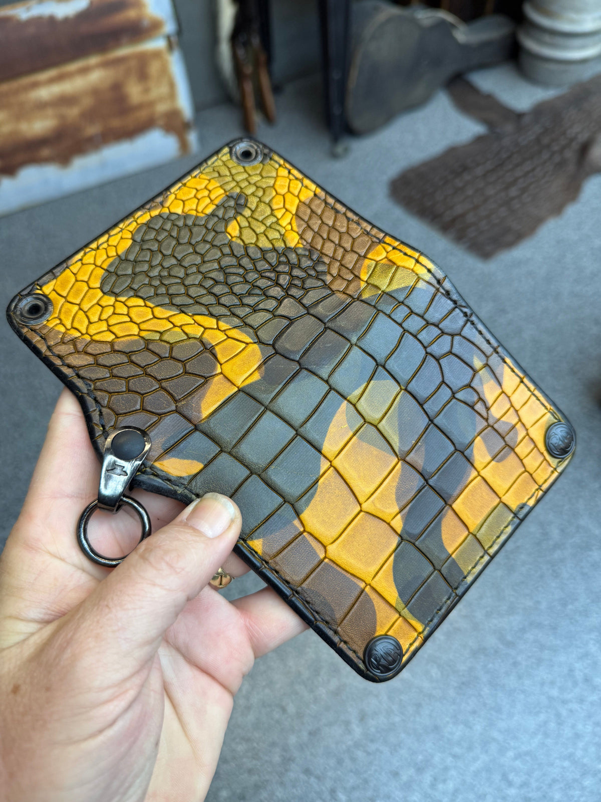 Anvil 5G Mini Long Wallet -  Camo Cowigator - Anvil Customs