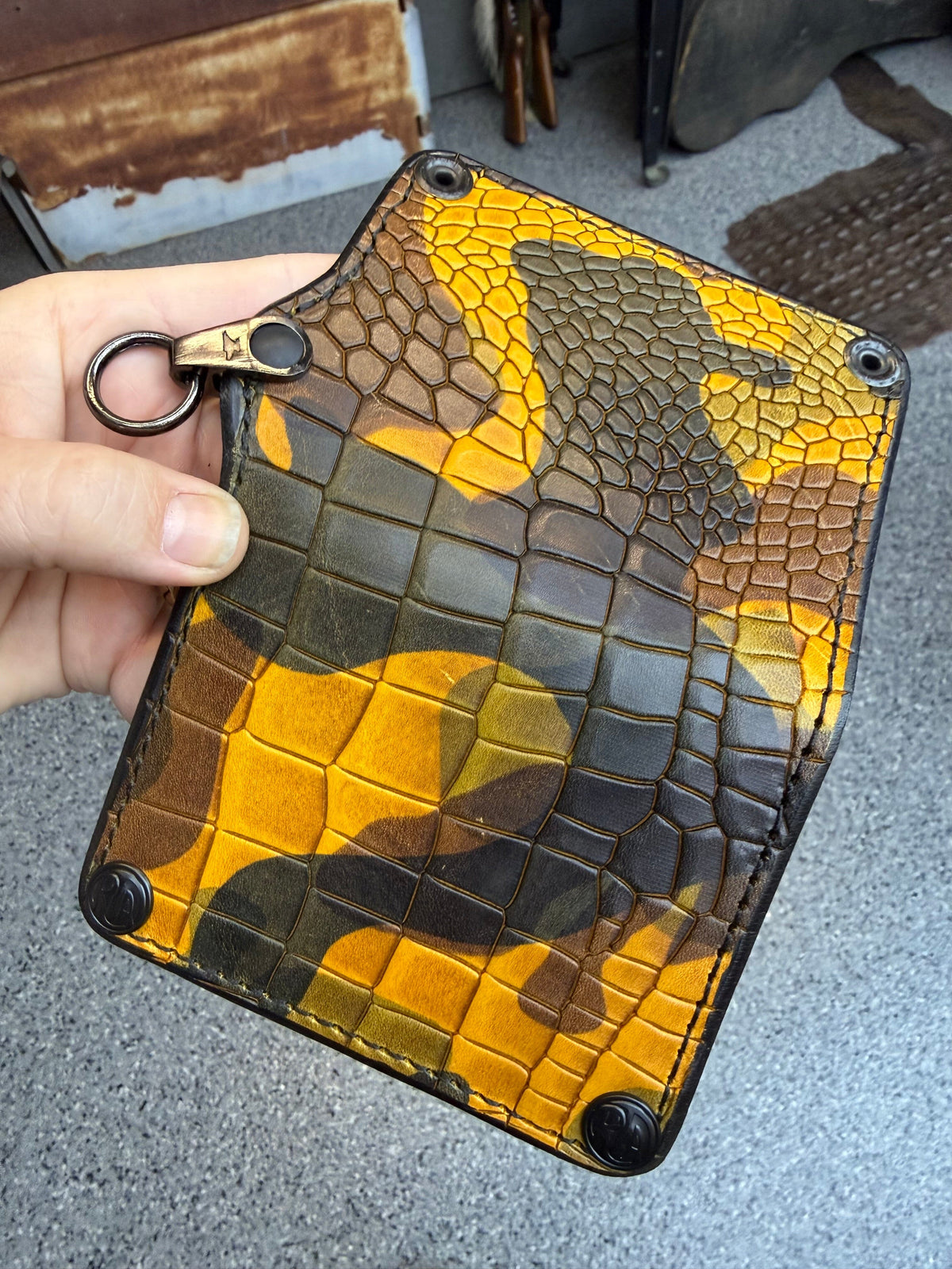Anvil 5G Mini Long Wallet -  Camo Cowigator - Anvil Customs
