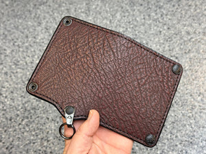 Anvil 5G Mini Long Wallet -  Oxblood Shark - Anvil Customs
