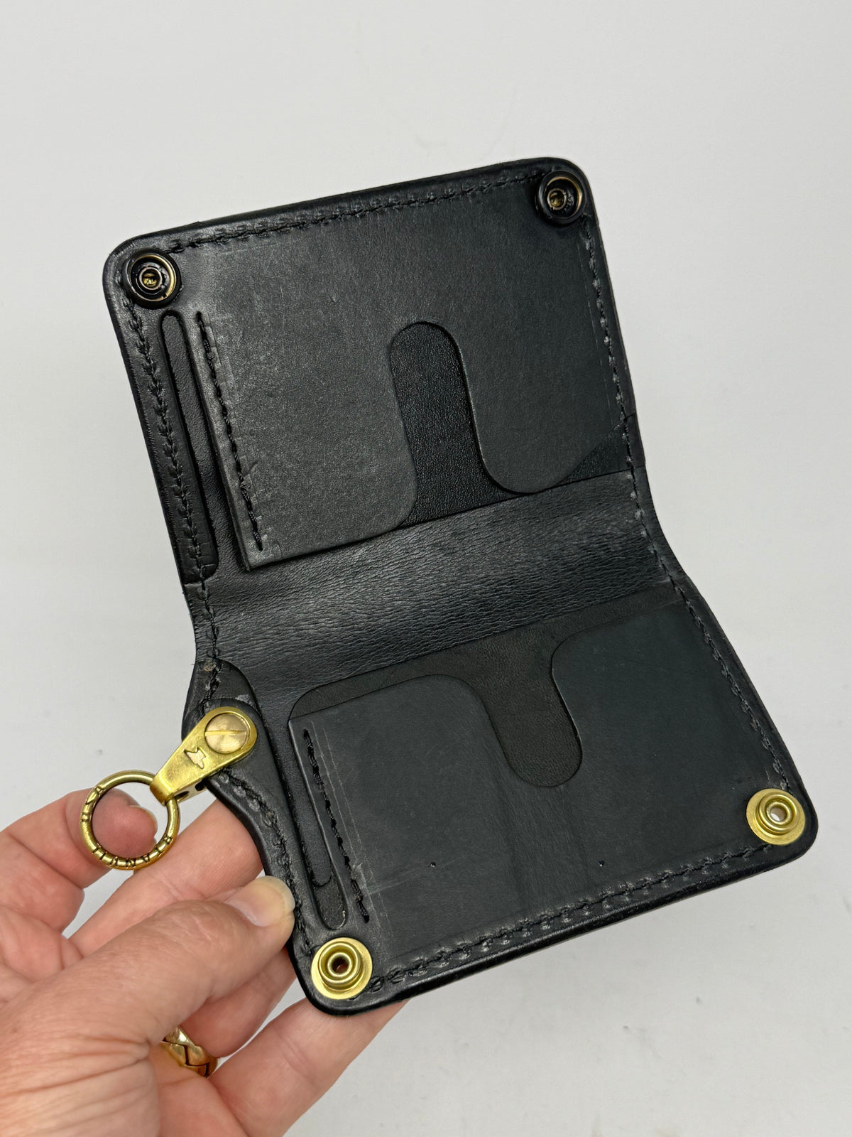 Anvil 5G Mini Long Wallet -  Purple Alligator - Anvil Customs