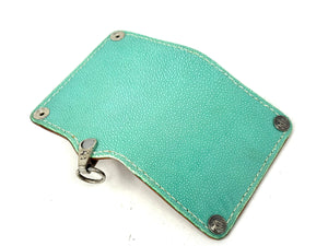 Anvil 5G Mini Long Wallet - Tiffany Blue Stingray - Anvil Customs