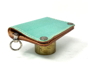 Anvil 5G Mini Long Wallet - Tiffany Blue Stingray - Anvil Customs