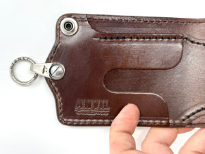 ANVIL Bifold Leather Chain Wallet - Brown 5G - Anvil Customs