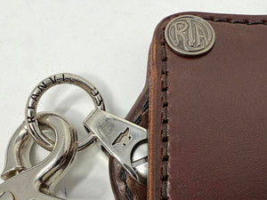 ANVIL Bifold Leather Chain Wallet - Brown 5G - Anvil Customs