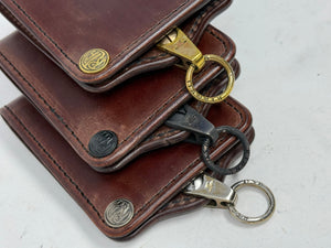 ANVIL Bifold Leather Chain Wallet - Brown 5G - Anvil Customs