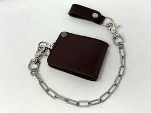 ANVIL Bifold Leather Chain Wallet - Brown 5G - Anvil Customs